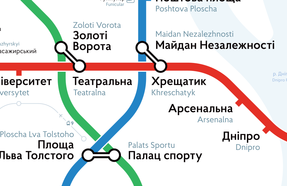 kiev metro map